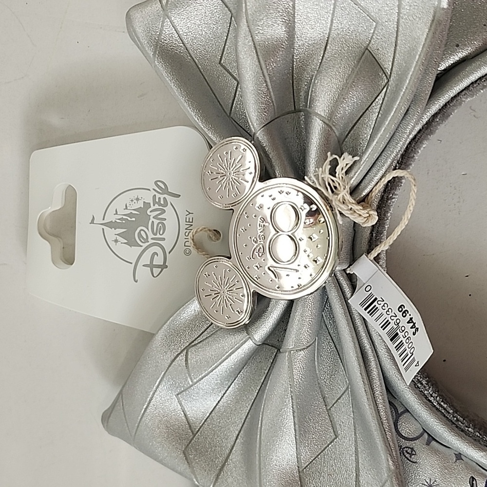 Disney Park 100 years Mickey Ears Silver headband - Picture 6 of 8
